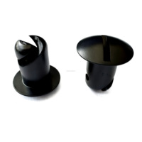 Boutons à quart de tour Dzus Fasteners 5/16 x 0,500 po en alliage d'aluminium finition laquée pour voiture de course Sprint - Vente Flash