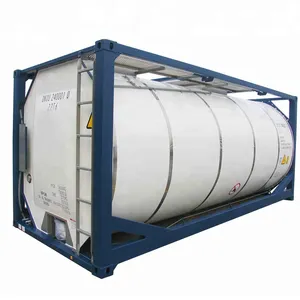 Argon Oxygen Nitrogen Lng Vacuum ISO Cryogenic Container Tank for Lox Stainless Steel Liquid Co2 Natural 20FT New Product 2020