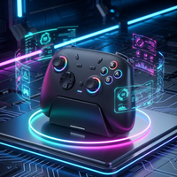 Joystick Inalámbrico BT Popular, Gamepad con Doble Motor de Vibración, Botón Turbo, Controlador Lineal para PC, P3, Dispositivos Móviles IOS, 2.4G
