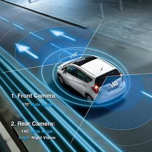 <span class=keywords><strong>Mini</strong></span> xe hộp đen 1080P tầm nhìn Bảng điều khiển máy ảnh phía trước và phía sau ống kính kép Xe DVR 1080P WIFI Dash Cam doble Camara 1080P Dashcam - Product Image 5