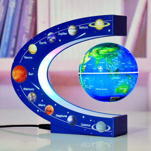 नवीनता जादू घर कार्यालय सजावटी चुंबकीय उत्तोलन अस्थायी ग्लोब के लिए जन्मदिन का उपहार - Product Image 5