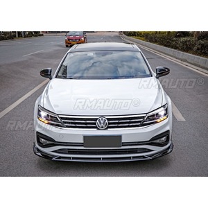 For Lamando Car Front Bumper <b>Lip</b> Carbon Look Car Accessories for Volkswagen Lamando 19-21 Bumper Protector Car Accessories - Product Image 6