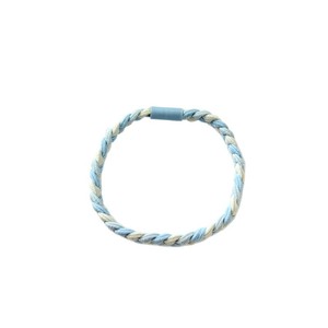 Élastiques à cheveux tressés colorés, haute élasticité, en nylon, pour usage quotidien, design torsadé en cercle - Product Image 5