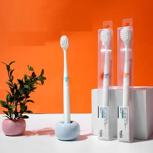 Modische individuelle extra saubere Vollkopf-Zahnbürste für Erwachsene für Hotels Reisen Heim