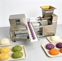 Machine automatique à convoyeur pour le polissage et le diviseur continu de boules alimentaires rondes