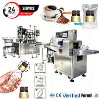 Machine de remplissage et de scellage automatique de poudre de cacao et de café en bouteilles à bouchon torsadé en plastique, avec assistance en ligne 24h/24
