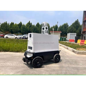 Châssis de robot à roues métalliques UGV, plateforme à quatre roues pour robots spéciaux - Product Image 1