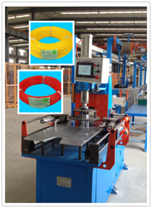 1246 coiling and film wrapping integrated machine coiling 1.5mm2 electric wire 2 roll per minute - Product Image 3