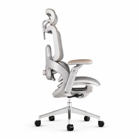 Chaise de bureau ergonomique à dossier haut, chaise d'ordinateur avec soutien lombaire, appui-tête réglable, accoudoirs pivotants, chaise de travail pour la maison et le bureau