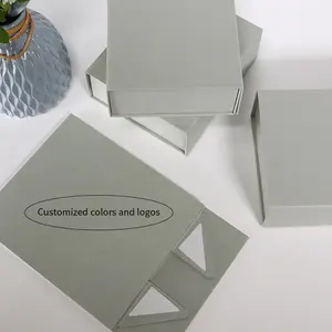 Confezione regalo in carta di cartone magnetico pieghevole dal design creativo milano