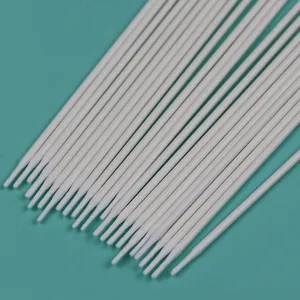 Temiz oda için 1mm çevre dostu Mini sivri Qtips fabrika optik Fiber temizlik pamuklu çubuk