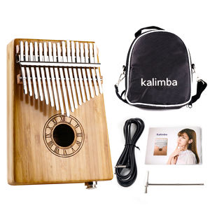 Kalimba de 17 teclas con logo personalizado, instrumento musical de marca, instrumento musical, Pulgar eléctrico, envío directo - Product Image 1