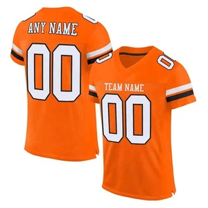 Nouveau maillot de football américain cousu avec logo personnalisé de haute qualité Uniforme de rugby T-shirts de football par sublimation Maillots - Product Image 5