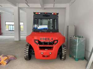 Chariot élévateur diesel Heli d'occasion 5 tonnes à bas prix, Shanghai, mini, à moteur thermique, 4,5 m, 3 mâts, AWD, tout-terrain - Product Image 3
