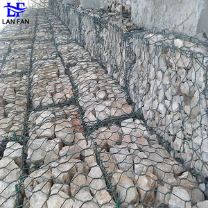 Custom Gaviones tejido Hexagonal Gabion malla PVC recubierto Gabion cestas - Product Image 2