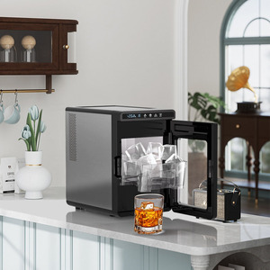 Pequeño hogar portátil 40mm gran cubo de hielo limpieza automática fabricante de cubitos de hielo para el hogar/oficina/Bar bebida fría - Product Image 5