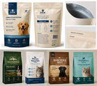 Fabricant de sacs en plastique personnalisés, sachet refermable à fermeture éclair, sachet Doypack pour l'emballage de friandises pour animaux de compagnie