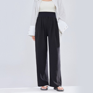 <span class=keywords><strong>Pantalon</strong></span> de maternité amincissant décontracté avec jambe large printemps été mince drapé vêtements d'extérieur Pupu vêtements coupe <span class=keywords><strong>ample</strong></span> polyvalence - Product Image 6