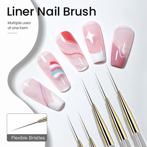 Pinceau à ongles ovale à poils frisés de marque privée, 18 mm, en poils de Kolinsky, pour rayures françaises, gel UV, outil de manucure DIY - Product Image 4
