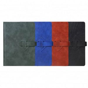 A5 New Design Diary Hardcover PVC Planner Printed <b>Journal</b> Multifunction Agenda with PU Strap Closure Gift - Product Image 3