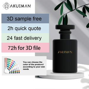 Flacon de parfum vide personnalisé de 30 ml avec bouchons et emballage en boîte - Product Image 4