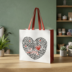 Bolsa de Compras Personalizable Ecológica de PP Tejido, Reutilizable para el Día a Día, con Diseño de Dibujos Animados, Color Personalizado, Se Acepta Logotipo Personalizado KIM - Product Image 3
