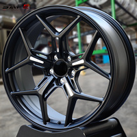 Rines Deportivos de Aleación Forjada en Negro Mate con Diseño de Estrella en Y y Franja Mecanizada de 19, 20, 21 y 22 Pulgadas 5x112 para BMW M2 Coupé