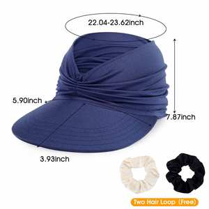 Casquette de soleil anti-UV élastique pour femme, idéale pour le printemps et l'été, la plage, le cyclisme et les activités de plein air – Grande Vente - Product Image 5