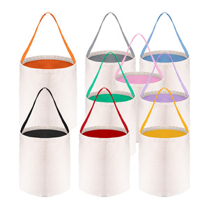<span class=keywords><strong>2021</strong></span> nueva llegada bolsa de dulces en blanco de Pascua sublimación bolsa de regalo de conejo cesta - Product Image 5
