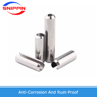 M1 M1.5 M2 M2.5 M3 M4 M5 M6 M8 M10 201 baja tahan karat DIN1481 paralel Dowel elastis silinder Cotter berlubang Pin musim semi