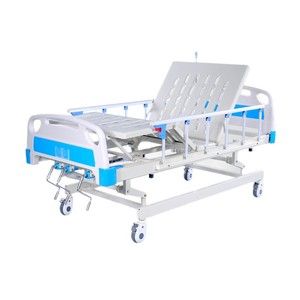 Многофункциональная медицинская кровать с 3 ручными приводами для домашнего ухода, клиническая кровать, больничная кровать для пожилых людей - Product Image 3