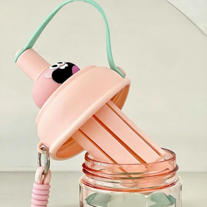 Nouvelle Tasse à Paille Portable Mignonne pour Enfants, Design Tendance avec Housse de Transport Épaissie, Idéale pour Boire Directement lors des Fêtes Aquatiques - Product Image 4