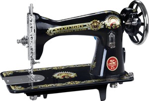 Machine à coudre domestique JA2-1 avec table à 2 tiroirs et support en fonte, marque Jukky <span class=keywords><strong>Beefly</strong></span>, pour usage domestique sans électricité - Product Image 5