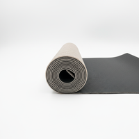 Petit tapis rayé en rouleau, antidérapant, avec support en TPE, réduisant le bruit, pour usage domestique et commercial