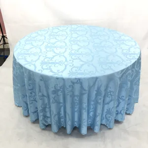 Luxury Polyester Tablecloths Round Table Cloth For Wedding Party Banquet Events