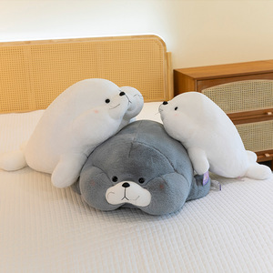 Peluche de Foca de Dibujos Animados, Muñeco de Peluche Adorable, Almohada de Animales de Peluche, Regalo para Cumpleaños, Lindos Muñecos de Foca Gorda - Product Image 2