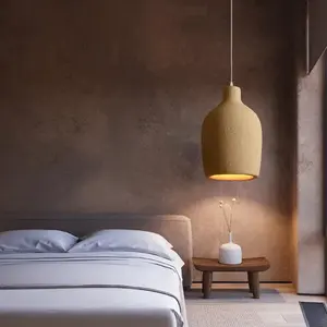 Lampadario Estetico Orientale Wabi Sabi di Medie Dimensioni per Isola Cucina, Illuminazione Estetica Wabi Sabi per Arredamento Casa - Product Image 4