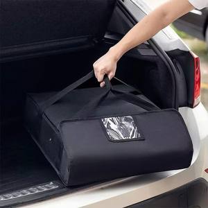 Bolsa Térmica <span class=keywords><strong>para</strong></span> Entrega de Pizza con Logotipo Personalizado, Bolsa de Transporte de Pizza Roja <span class=keywords><strong>para</strong></span> Entrega de Alimentos Calientes - Product Image 4