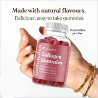 Gummies de collagène marin OEM de type I hydrolysé pour la santé des cheveux, de la peau et des ongles