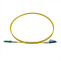 Kabel Patch Fiber Optik COMTON Duplex LC UPC ke LC APC Single Mode G.657A1 9um Kuning LSZH/PVC Bersertifikasi ROHS Panjang 1m