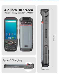 Lecteur de cartes RFID portable longue portée, PDA robuste Android, scanner de codes-barres, clavier PDA pour la logistique et l'entreposage - Product Image 5