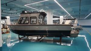 <span class=keywords><strong>Bateau</strong></span> <span class=keywords><strong>de</strong></span> pêche à cabine <span class=keywords><strong>en</strong></span> aluminium <span class=keywords><strong>de</strong></span> 6.6m, yacht offshore <span class=keywords><strong>de</strong></span> 22 pieds avec direction hydraulique à double barre et cabine rigide à vendre - Product Image 4