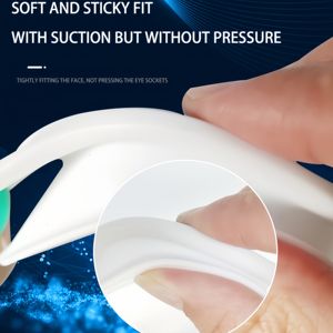 Lunettes de natation à monture en silicone TPE avec logo personnalisé pour femmes, protection anti-UV d'été avec lentille en PC enduite anti-buée pour la plongée - Product Image 4