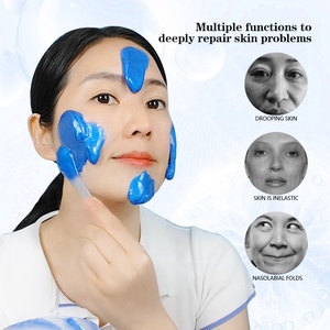<span class=keywords><strong>Masque</strong></span> en gel cristallin personnalisable, poudre de paillettes bleues, collagène, soin du visage et du corps, spa, blanchissant, hydratant, peeling - Product Image 3