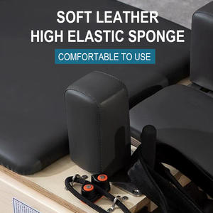 Promoción YUXING marrón Premium madera de roble duradero portátil plegable Pilates Equipo de Estudio - Product Image 4