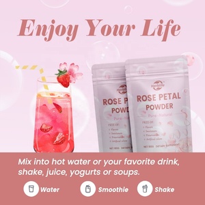 OEM ODM ผงสมุนไพรธรรมชาติบริสุทธิ์กลีบกุหลาบเกรดอาหาร - Product Image 4