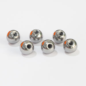 12.7 मिमी 1/2 इंच ड्रिल छेद ठोस कार्बन स्टील गेंदों को आंतरिक रूप से पतला स्टेनलेस स्टील बॉल - Product Image 1