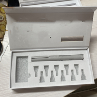 Emballage personnalisé en carton rigide pour petits flacons, boîte de stylo à peptides holographique de haute qualité avec étiquette