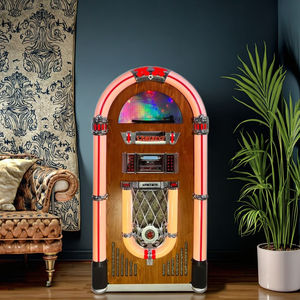 <span class=keywords><strong>Jukebox</strong></span> vintage grand format avec lecteur de disques vinyles, numérique RGB, pour fentes CD/USB/SD, amplificateur 70W+70W, utilisation domestique et commerciale, radio FM/AM - Product Image 2