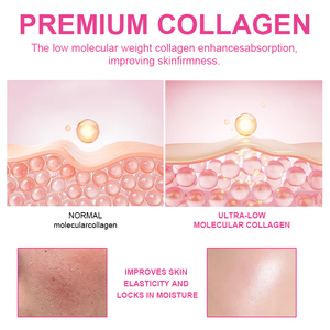 Crème en capsules de collagène à faible poids moléculaire de qualité supérieure, traitement anti-rides à absorption intense, améliore la fermeté, marque privée - Product Image 5